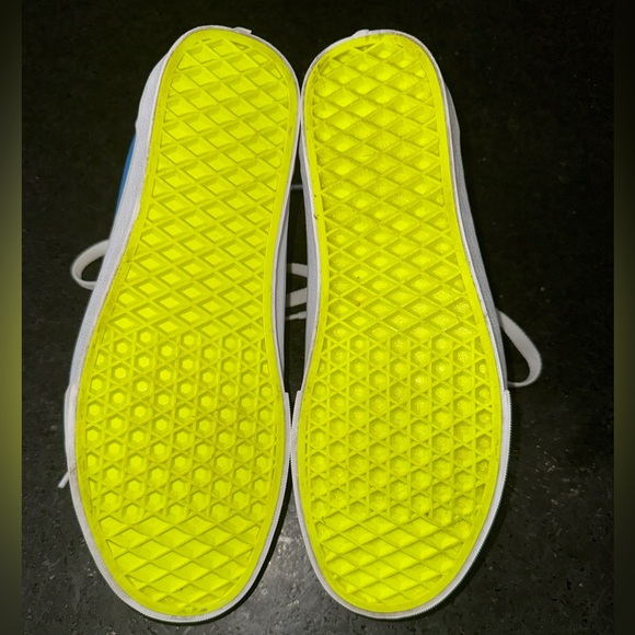 NEW VANS OLD SKOOL COLOR BLOCK  NEON FLUORESCENT BRIGHT SNEAKERS SZ M, W 9.5 - Picture 10 of 10
